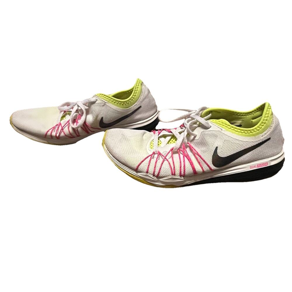 Nike Training Dual Fusion Hit Women’s Size 8 Green Neon White 844966-999